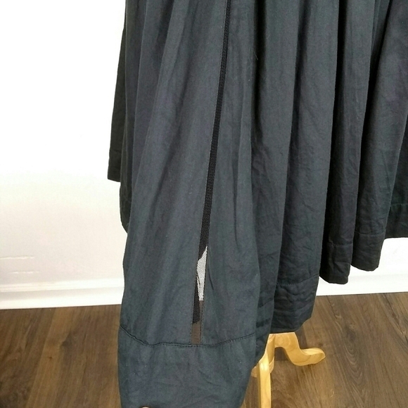 Beautiful Black and Tan Tiered Dress - Picture 5 of 6